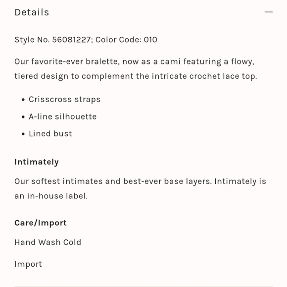 Free People Adella Cami - Picture 4 of 4